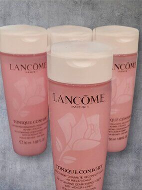 Lot of 4 - Lancome Tonique Confort Re-Hydrating Comforting Toner 50ml EA =200ml